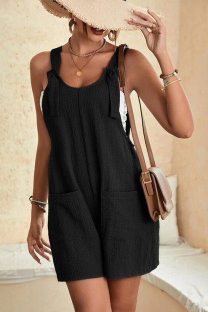Casual fashion suspenders jumpsuit